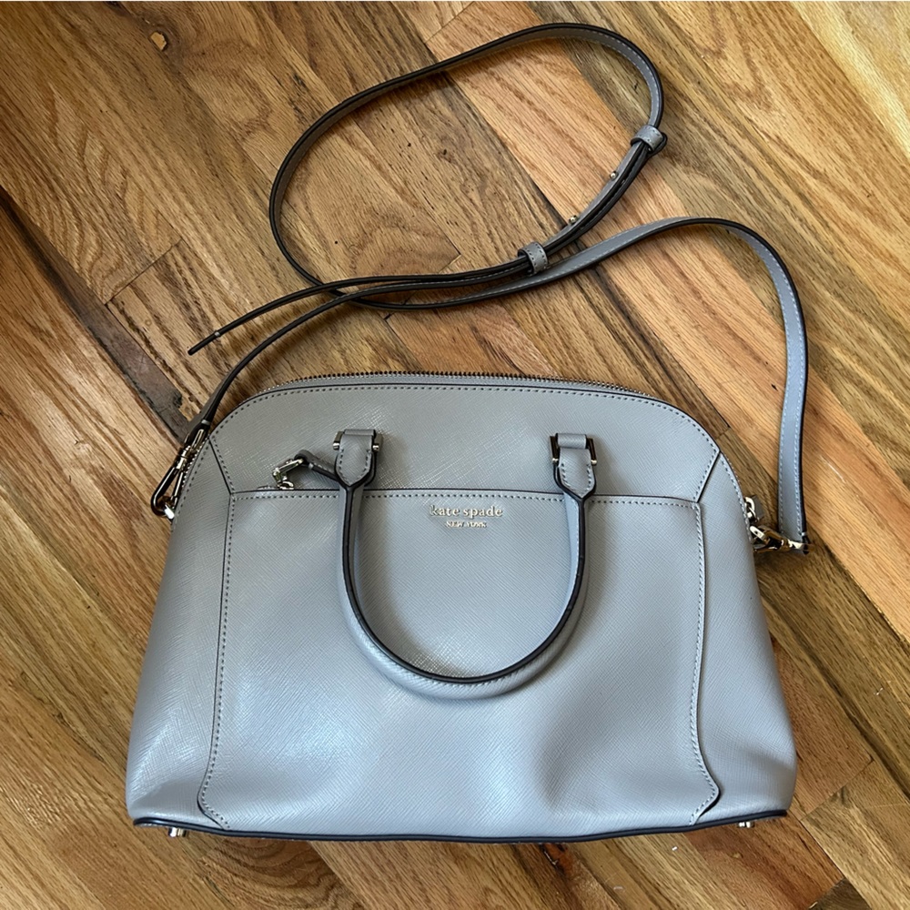 NWOT Kate Spade light grey purse